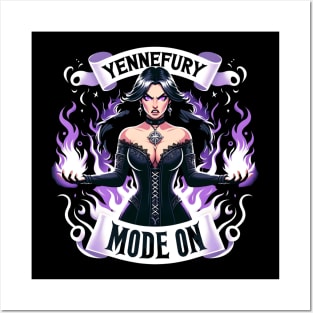 Yennefury Mode On - Sorceress - Dark Fantasy Posters and Art